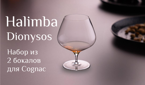 Изящный бокал Halimba Dionysos для бренди и коньяка