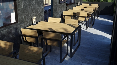 Furniture for the summer terraces of St. Petersburg restaurants