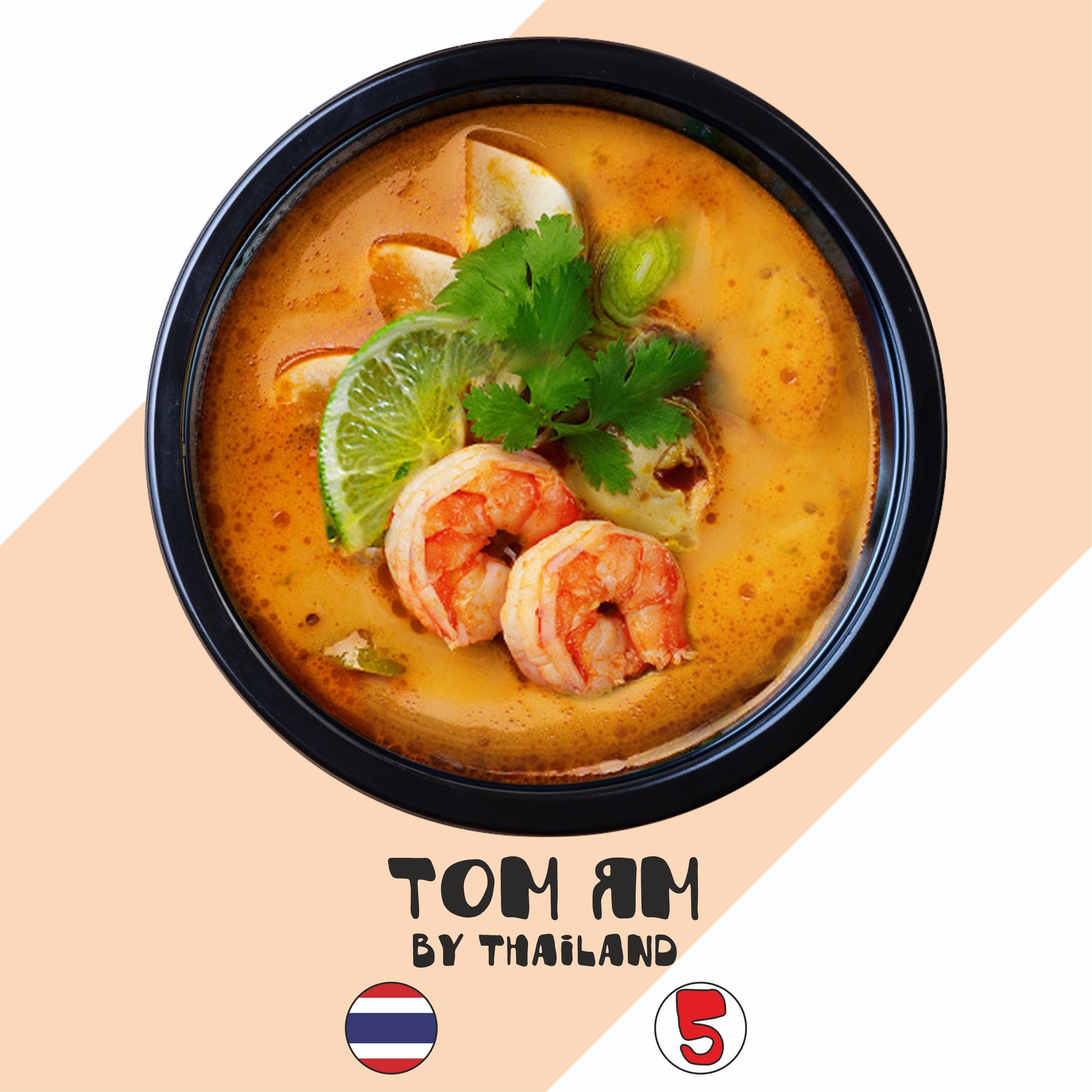 Острый кокосовый суп Том Ям в домашних условиях с креветками — пошаговый рецепт с фото