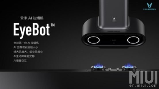 Интеллектуальную вытяжку EyeBot представила компания Xiaomi