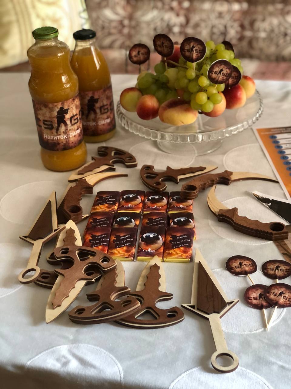 Как устроить домашний день рождения для мальчика в стиле игры Контр Страйк CS GO или Stand-off