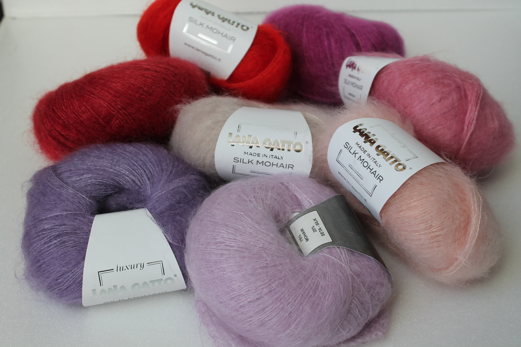 Пряжа Lana gatto Silk Mohair