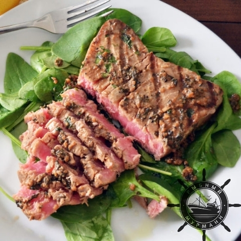 Тунец с чесноком и розмарином - от Рыбного Мурманна!