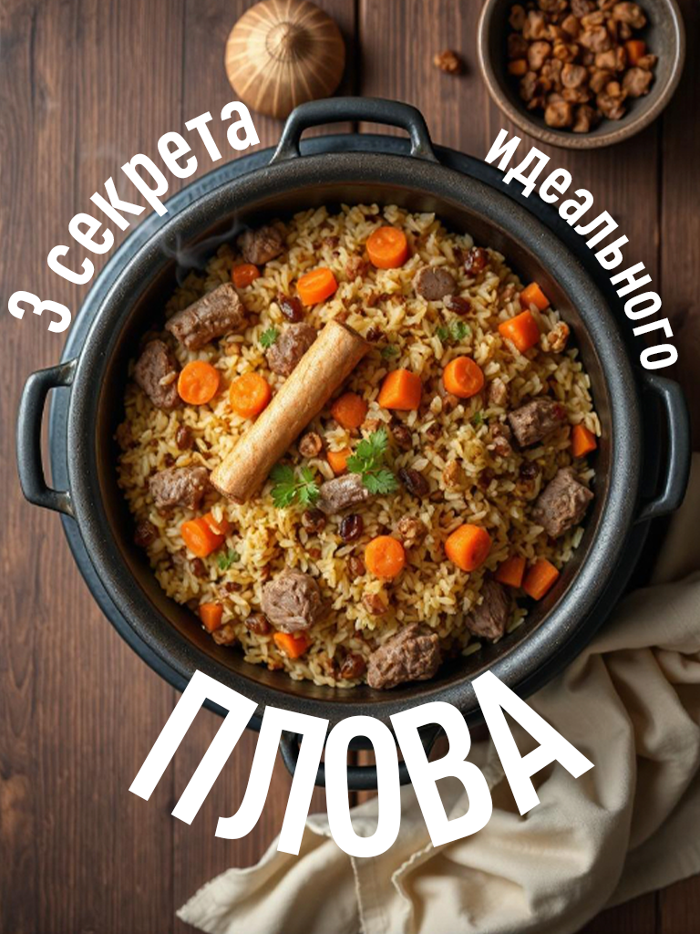 3 секрета идеального плова, которые знает ваш чугунный казан
