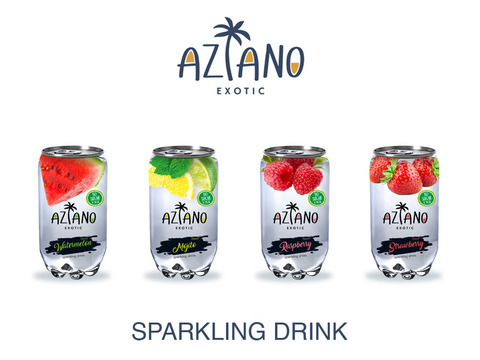 Хотим вам представить новые вкусы уже знакомого вам  Aziano Sparkling Drink