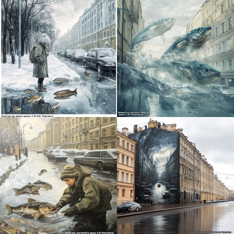 Даже нейросети знают, что в Питере пошла корюшка