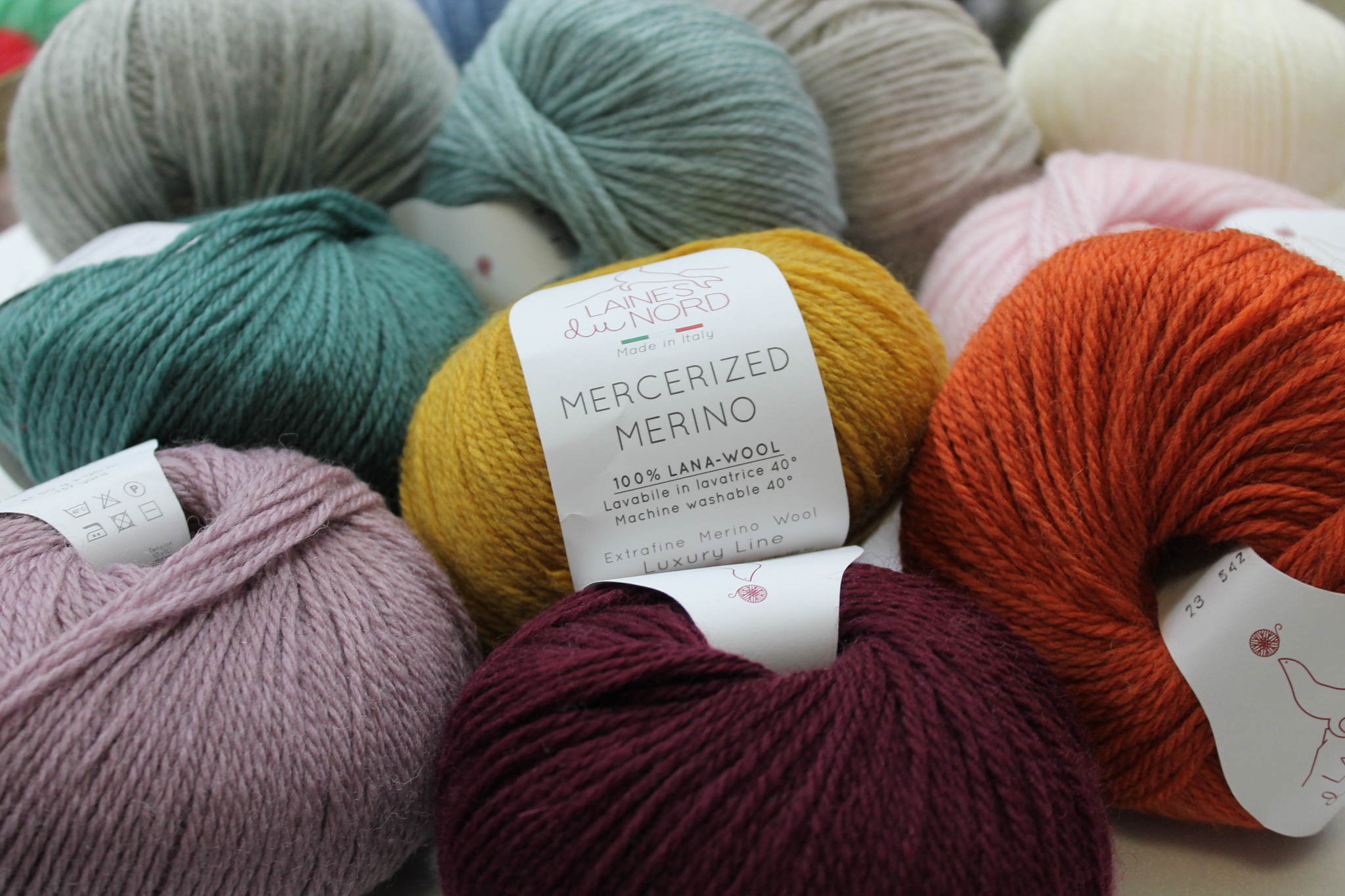 New! Пряжа Mercerized merino от  Laines du Nord!