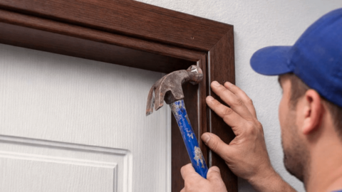 Монтаж наличников на двери: быстро и качественно