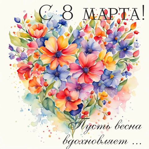 С МЕЖДУНАРОДНЫМ ЖЕНСКИМ ДНЕМ!