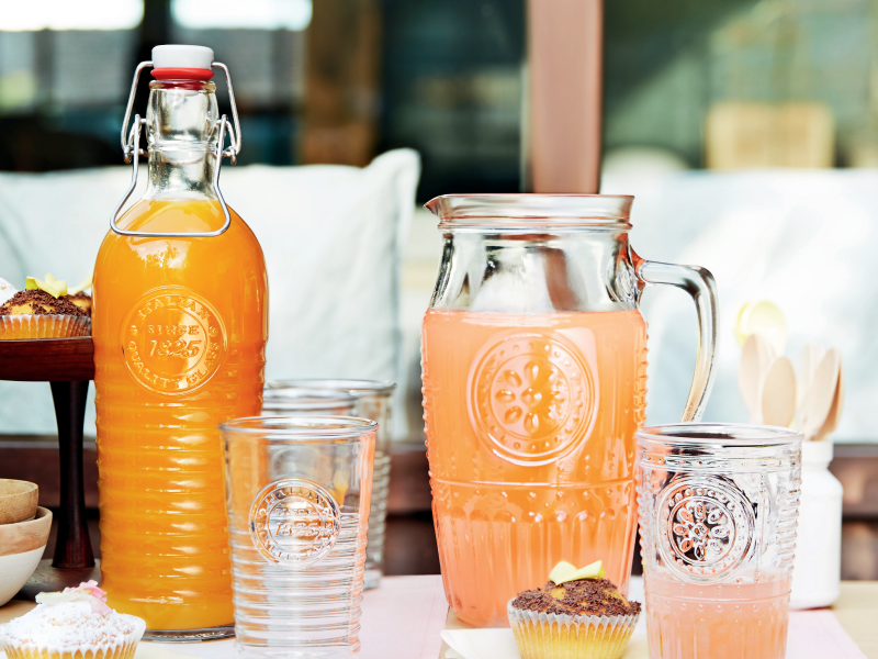 Лето в деталях: графины и бутылки Bormioli Rocco для ваших напитков