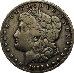 1 доллар Morgan США. Каталог  , цены и тираж монет
