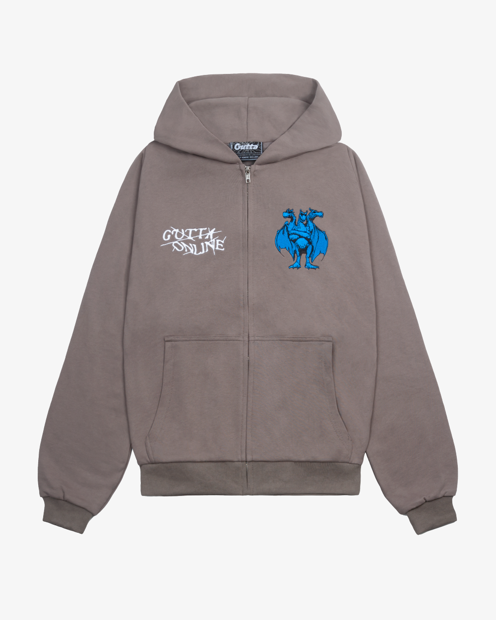 'URL' REGLAN ZIP-HOODIE