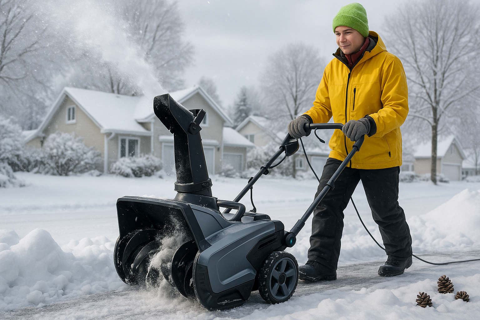 Электрические средства для уборки снега: обзор и применение