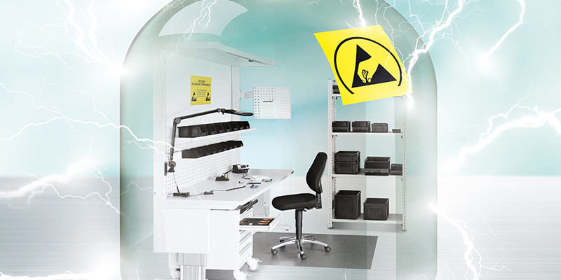 LogiMAT 2016: Новое ESD (electrostatic discharge) - защищенное рабочее место GARANT защитит ваши электронные компоненты от электростатического разряда LogiMAT 2016: Новое ESD (electrostatic discharge) - защищенное рабочее место GARANT защитит ваши электронные компоненты от электростатического разряда
