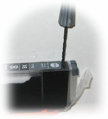 Инструкция по заправке картриджей Canon PGI-5BK, CLI-8