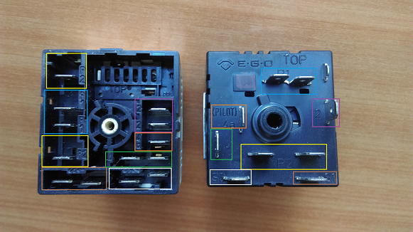 Замена регулятора мощности конфорки 156003 на регулятор 716269