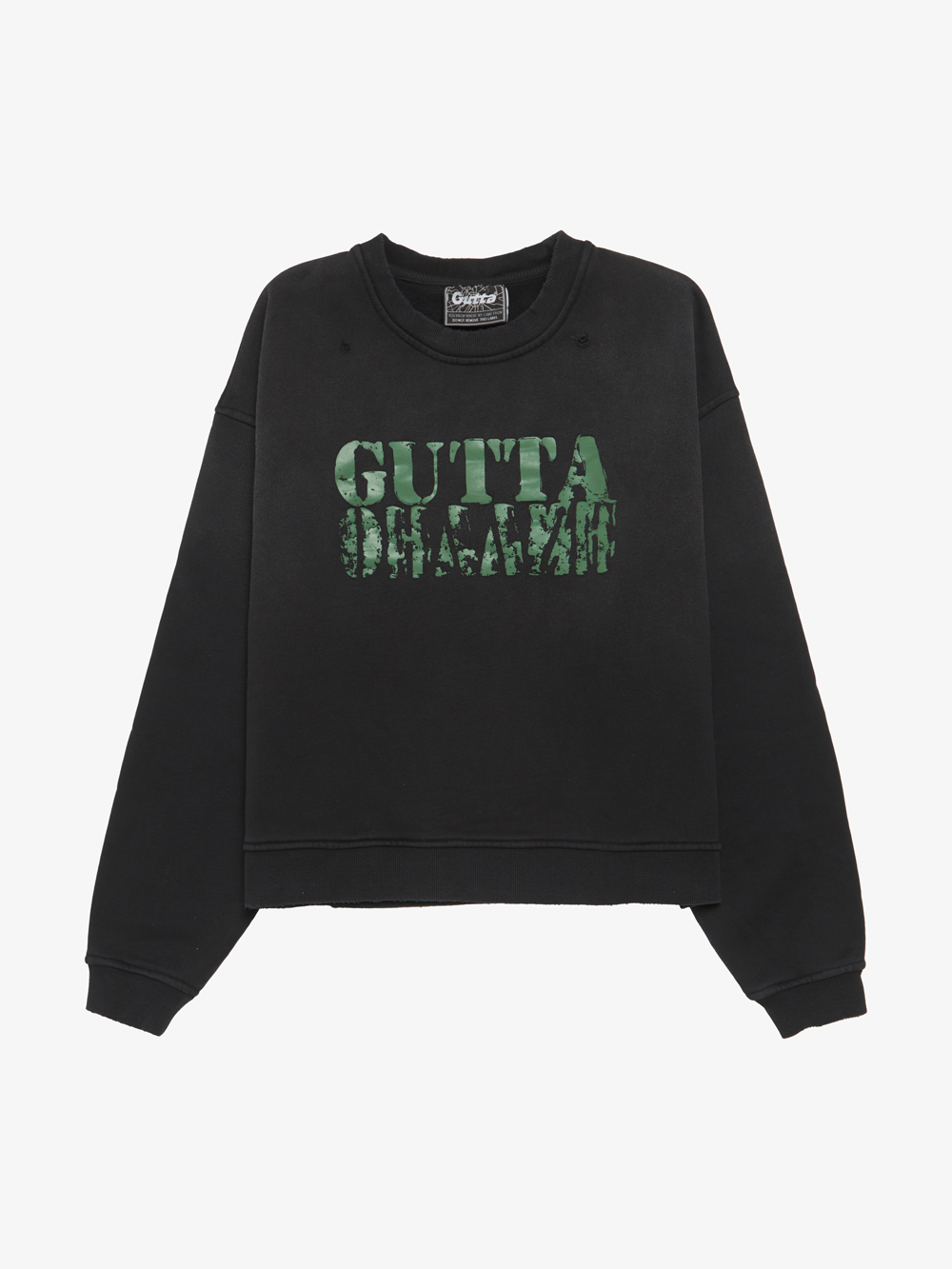 'MILITIA' SWEATSHIRT DISTRESSED