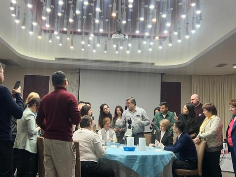 Проведен мастер-класс на тему: «Внедрение OTO-IVM, новых методов разделения и скрининга спермы, усовершенствованных мер безопасности в эмбриологической лаборатории»