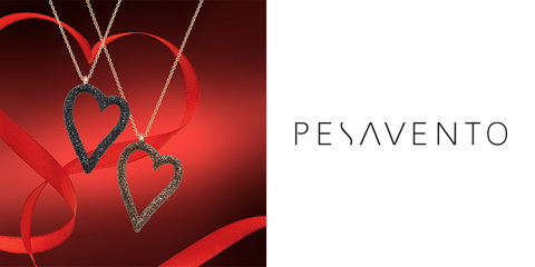 Подарок с любовью: украшения в форме сердец от Pesavento