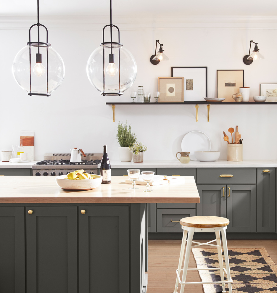 Какие мебельные ручки стоит приобрести для кухни в стиле кантри?