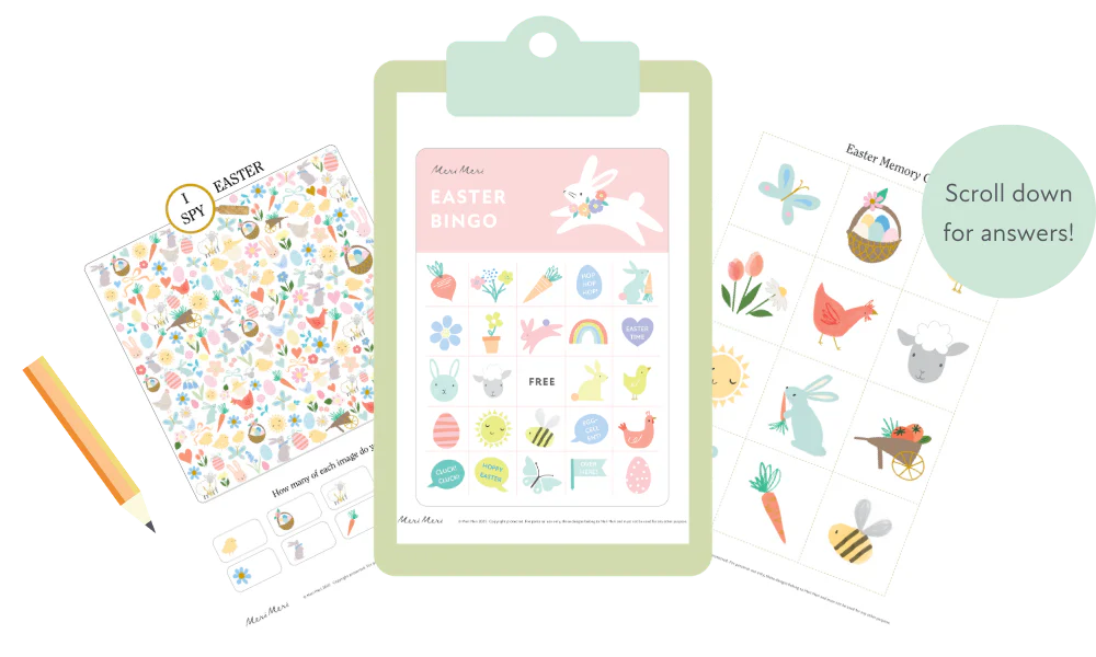 Детские пасхальные игры: бесплатные шаблоны