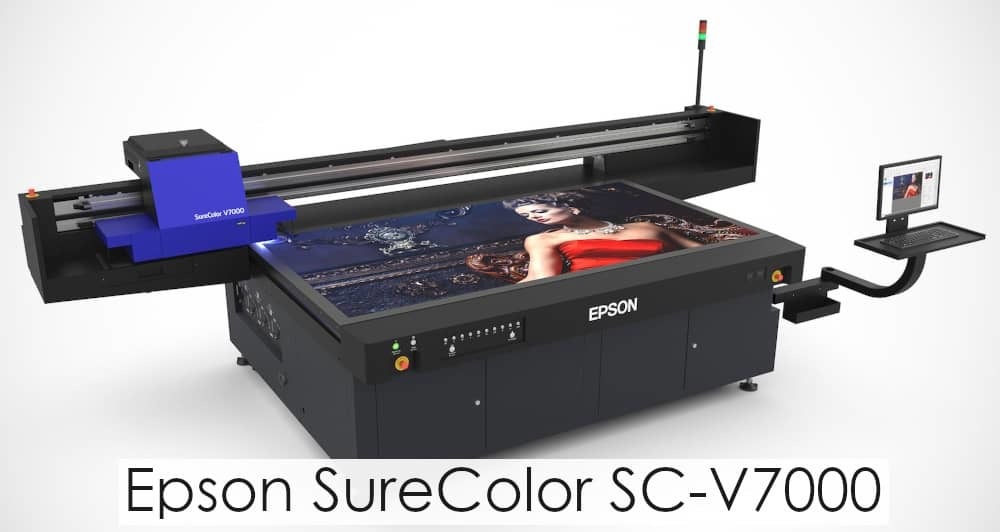 Рынок копировальной техники получил УФ планшетный принтер SureColor SC-V7000  от Epson