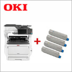 Комплект тонер-картриджей в подарок с OKI MC853DN