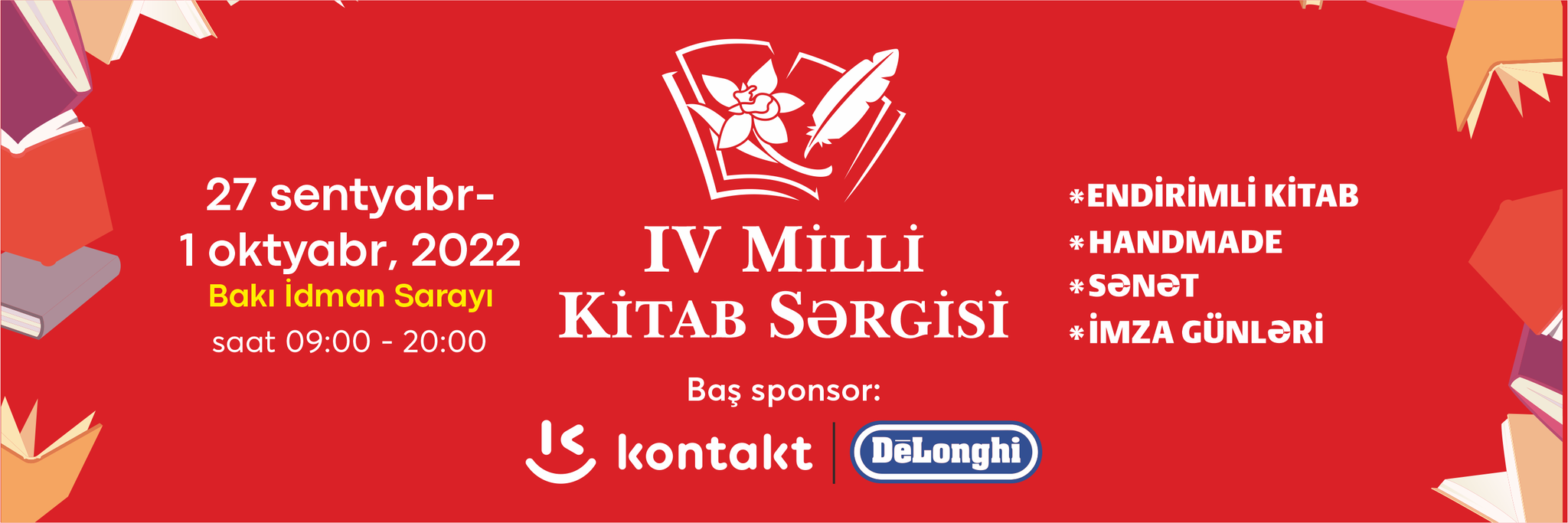 IV Milli Kitab Sərgisi başlayır!