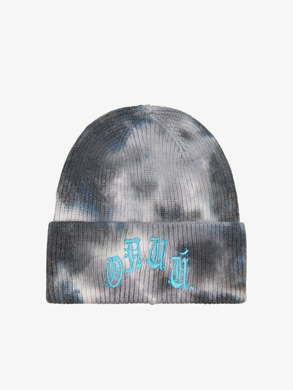 'FROST' GRAY/BLUE TIE-DYE BEANIE