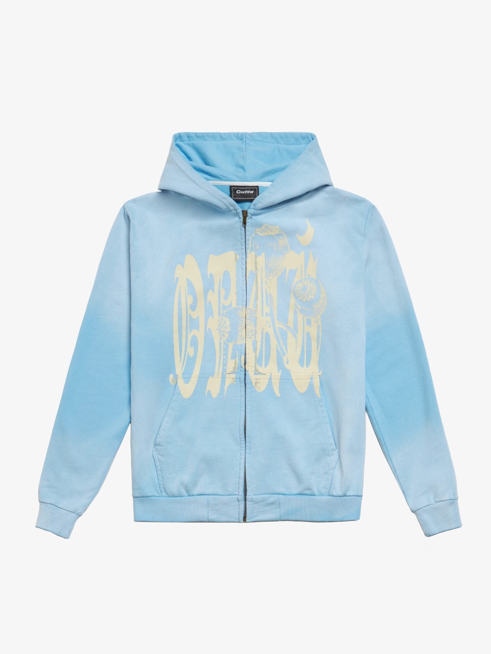 ‘OG SLIM’ ZIP-HOODIE SKY BLUE