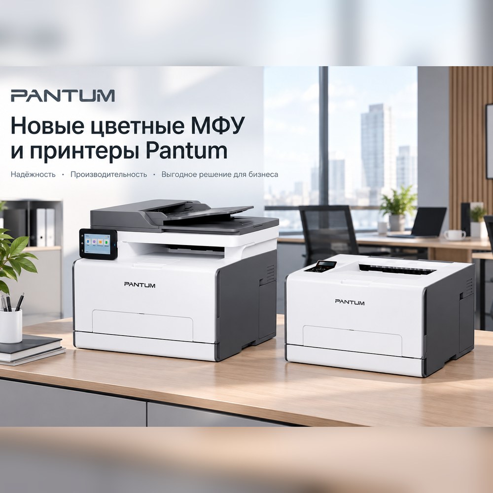 Новые цветные Pantum CM2800 PLUS и CP2800: четыре модели уже на складе