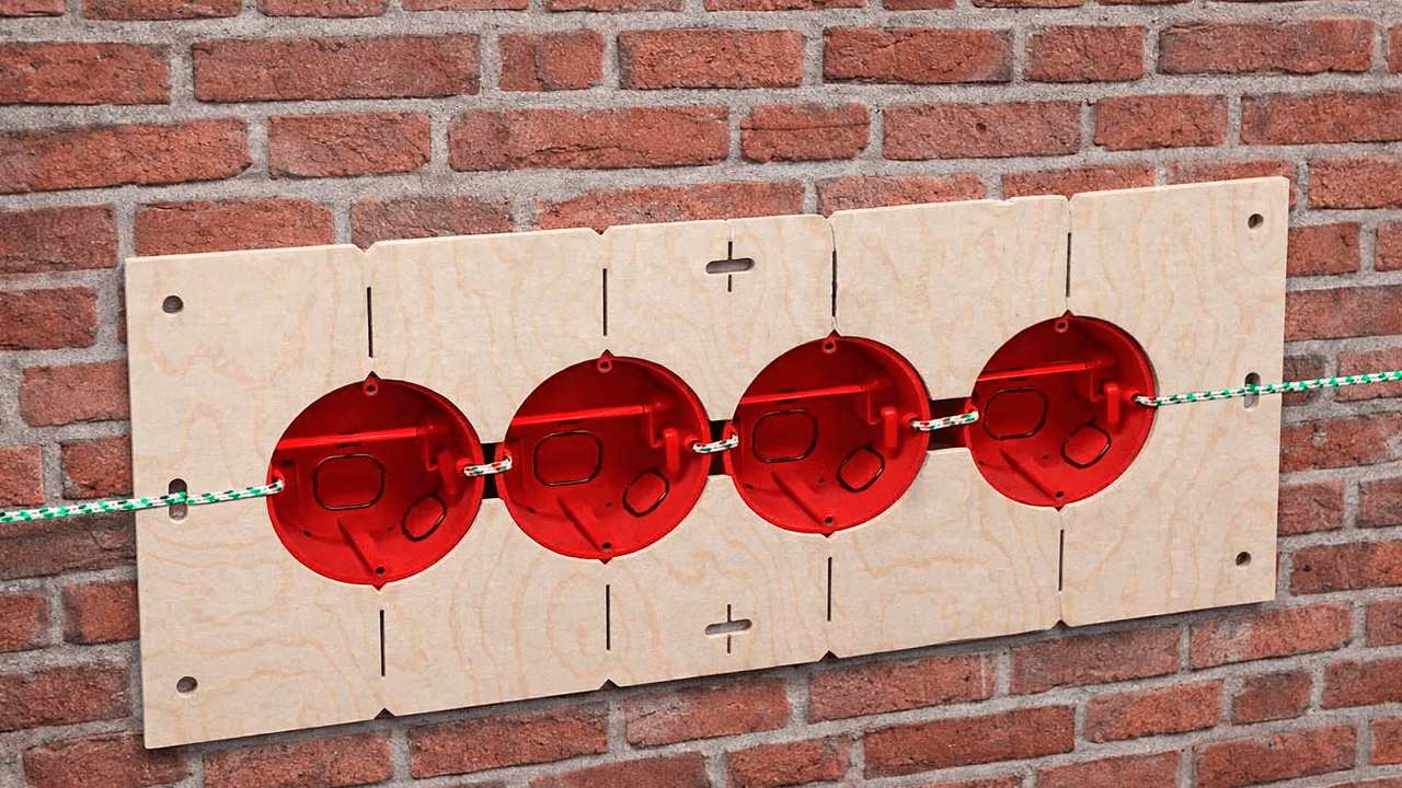 Как пользоваться шаблоном для подрозетников?