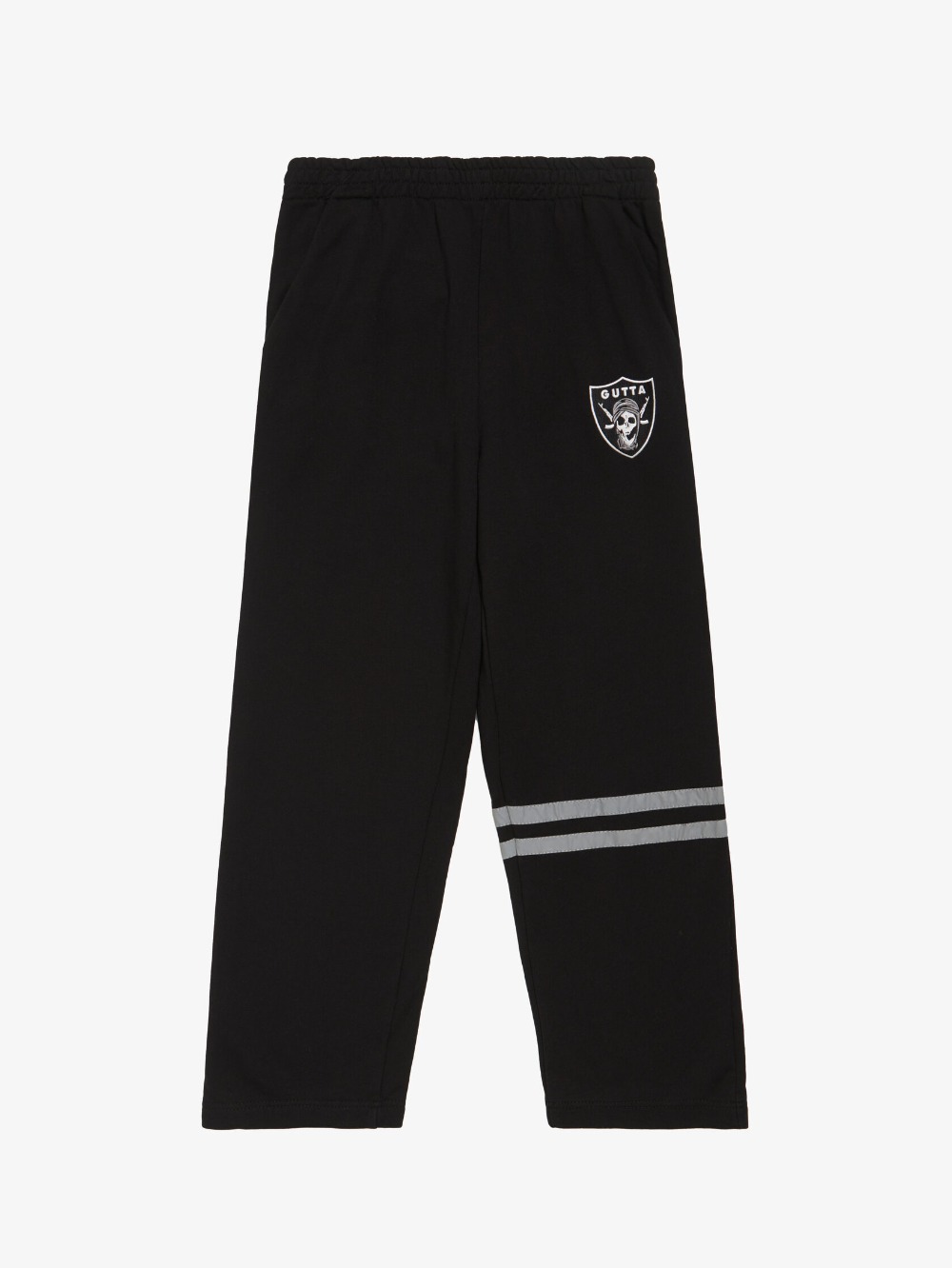 'RAIDER' BLACK SWEATPANTS