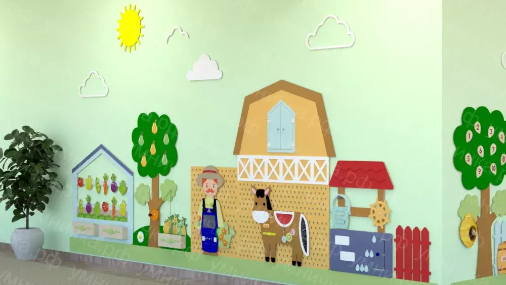 Дошкольники смогут "посетить" деревню прямо в детском саду