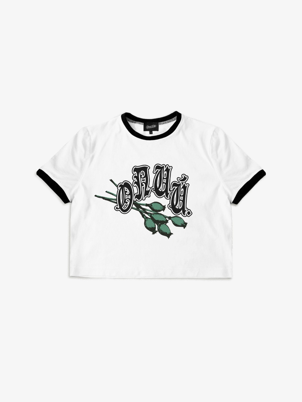 'BRITNEY' WHITE CROP-TOP