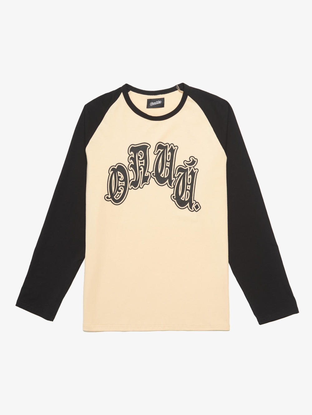 'DOUBLE-SIDED LOGO' TOFU/BLACK LONGSLEEVE REGLAN