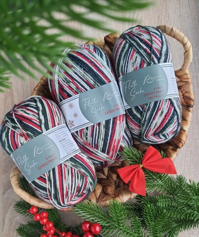 Супер скидка 30% на новогоднюю Rellana Flotte Socke Christmas