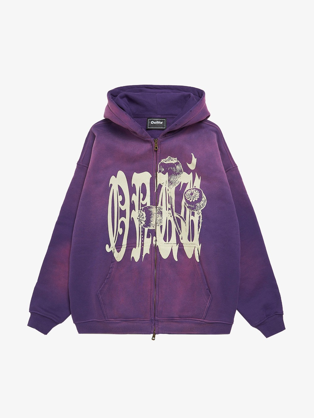 'OG' PURPLE/CREAM ZIP-HOODIE