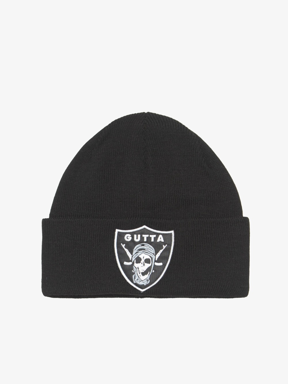 'RAIDER' BLACK BEANIE