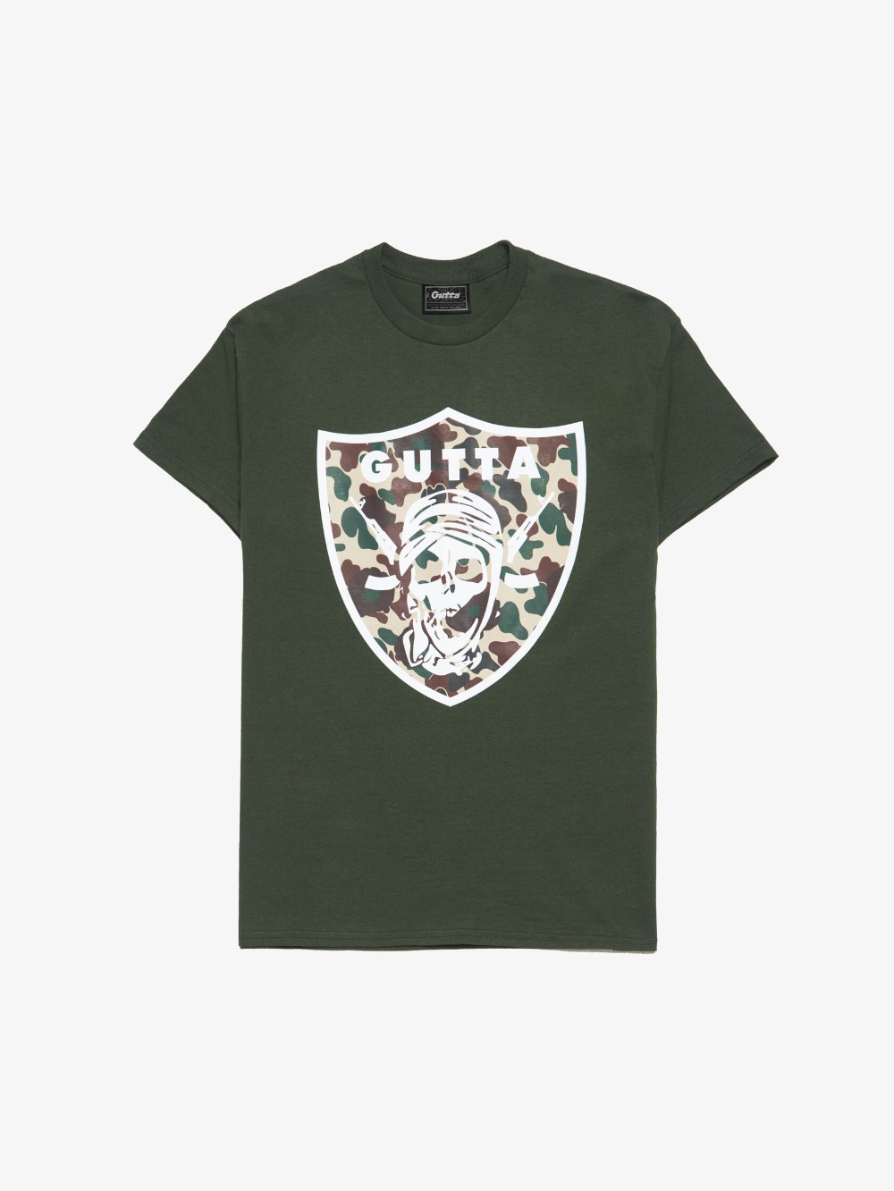 'RAIDER 1ST CAMO' GREEN TEE