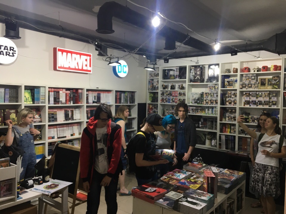 Открытие магазина комиксов «Time to be a Hero» на Арбате!