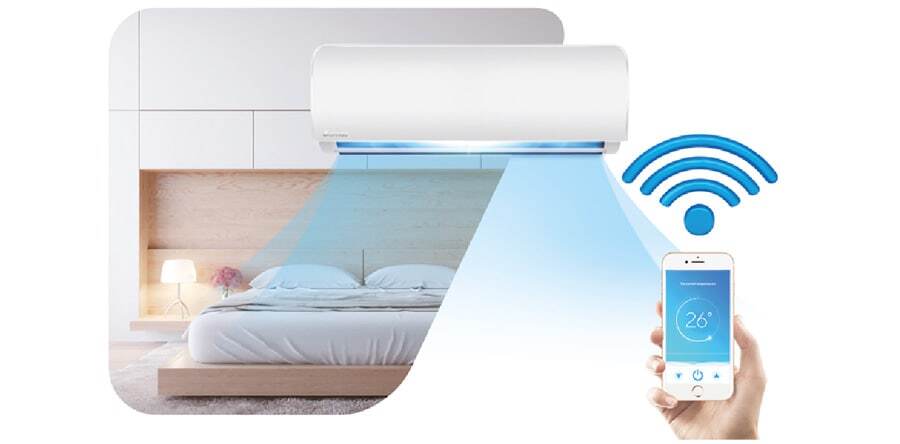 Haier wifi. Вай фай модуль для кондиционера Кентатсу. Кондиционер Vesta AC-12i/Smart Inverter Wi-Fi баннер. Артел кондиционер вай фай. Кондиционеры Kentatsu с вай фай.