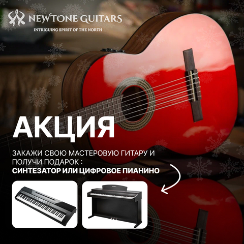 Закажи свою мастеровую гитару и получи подарок : Синтезатор или цифровое пианино