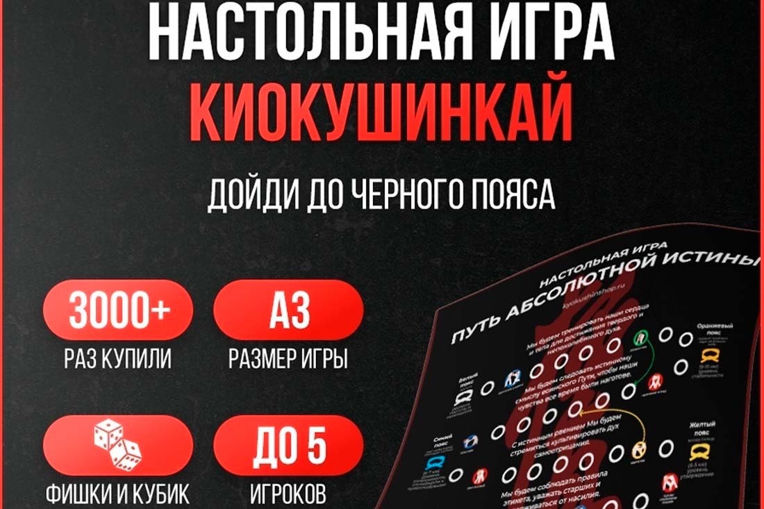 Настольная игра Каратэ Киокушинкай