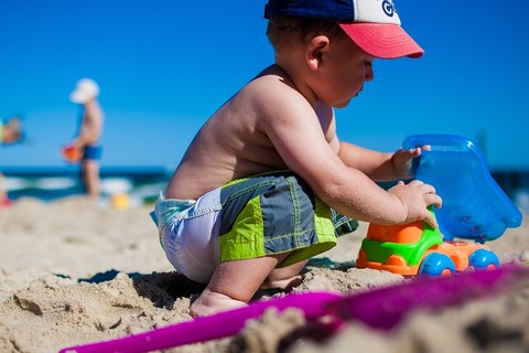 Во что поиграть с ребёнком на пляже?!
