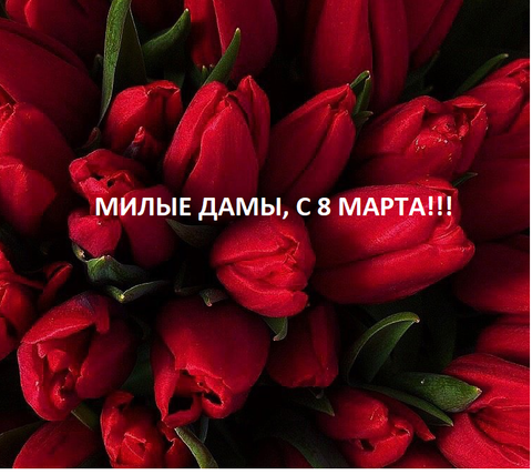 Милые дамы, поздравляем Вас с 8 марта и дарим бесплатную доставку! Подробности ниже!