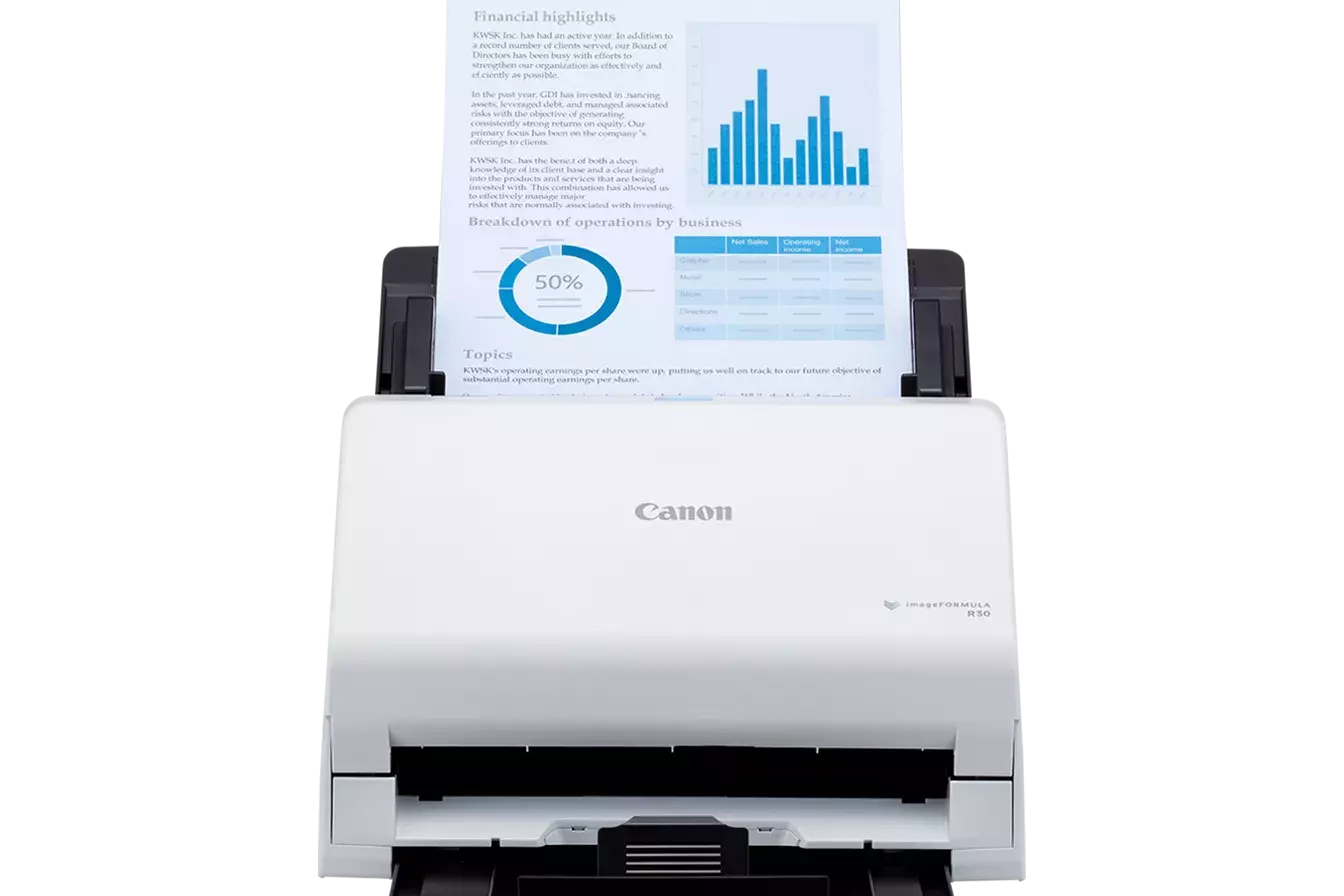 Canon запускает сканер plug and play для домашних офисов и малых предприятий