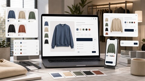 Товары с цветовыми вариантами на InSales: доработка карточки товара для единого выбора цвета и остатков