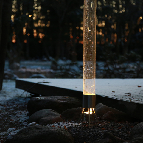 A joint project of TRIF-Mebel and TRIF-Lights is the illuminated gutters for a country house near St. Petersburg