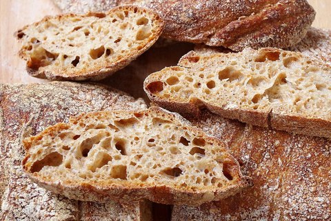 Слабая и сильная мука во влажном тесте